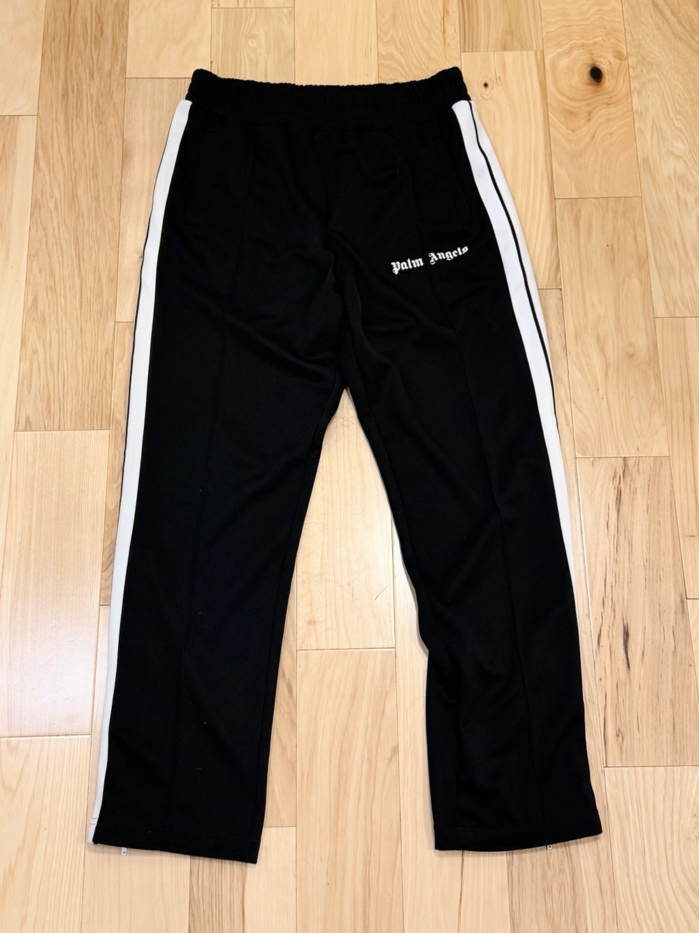 LIKE NEW Palm Angels Men’s Classic Logo Striped Track Pants